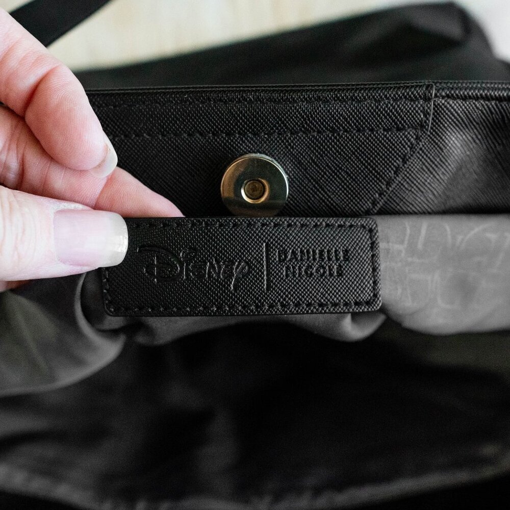 Disney x Danielle Nicole Cinderella Castle Tote Bag | Black Fairytale Purse - Picture 8 of 13